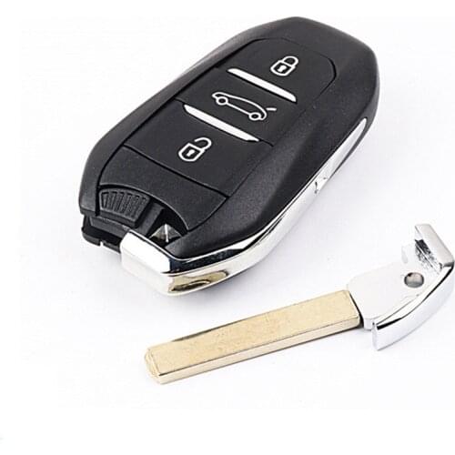 3 button smart remote key for Peuget Citroe DS5 FSK 434mhz with PCF7945/7953(HITAG2) 46 chip