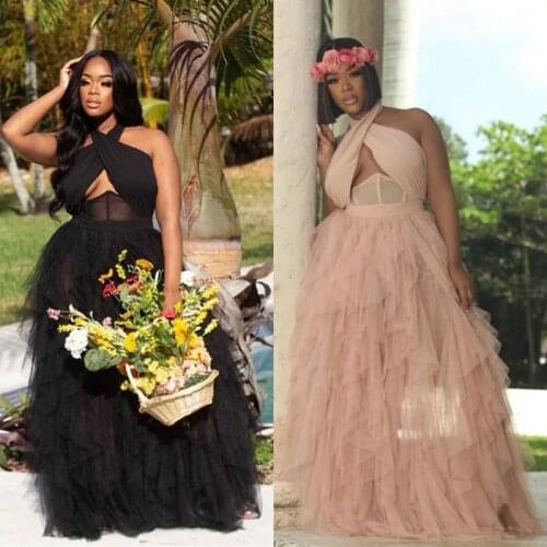 Women Mesh Lantern Sleeve Slim Midi Dress Elegant Bodycon Evening Party Long Robes Dresses