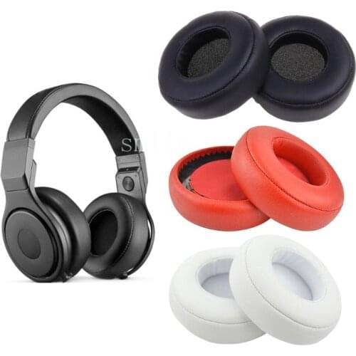 1Pair Replaced Leather Earpads Ear Cushion Cover for Beats By Dr. Dre Pro Detox Headphones Accessories