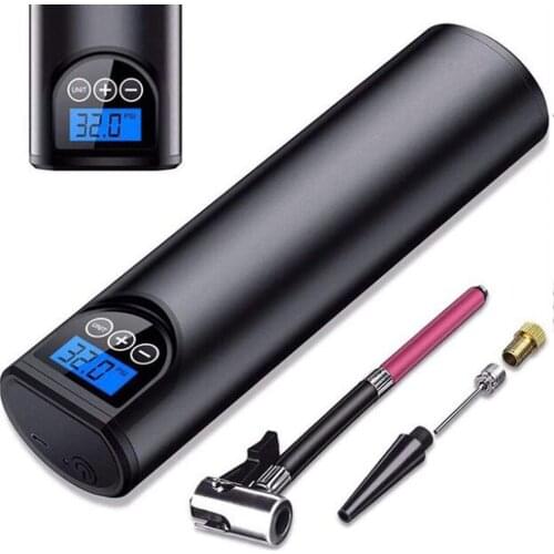 12V 150PSI Rechargeable Air Pump Tire Inflator Cordless Portable Digital Car Tyre for Car Bicycle Tires Balls