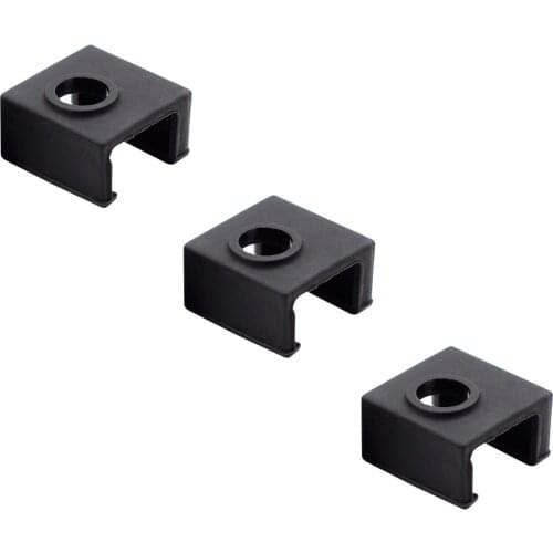 3 x Hot End Protective Silicone Sock 3D Heater Block Cover For Creality CR-10, CR-10S, S5, Ender 2/3/4/5 Pro CR20 CR-X