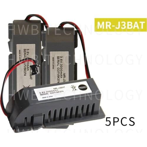 5pack Brand New MR-J3BAT PLC Industrial MELSERVO Lithium Battery PLC Batteries For MITSUBISHI Free Shipping