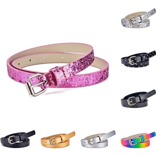 Korean Heart-Shaped Belt For Childrens Belt Cute Waist Belt Pin Buckle Fashion Casual Kids Imitation Leather Jeans Neutral Belt
