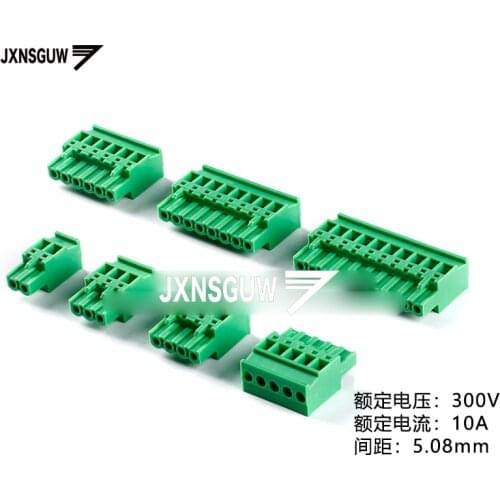 KF2EDGKA-5.08-2P 3P 4P 5P 6P 8P10P plug 5.08mm spacing Pluggable Terminal block PCB CONNECTOR PLUG-IN TEMINAL BLOCK