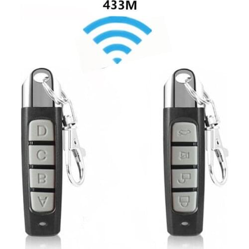 Cloning Duplicator Key Fob A Distance Remote Control Garage Gate 433MHZ Clone Fixed Learning Code For Gate Garage Door 2021 New