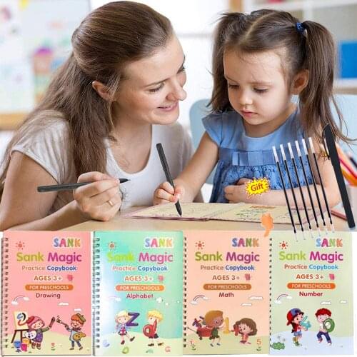English Copybook Children writing Chinese Practice Books Copy books For Kids for Adult Children Exercises Calligraphy Word Book