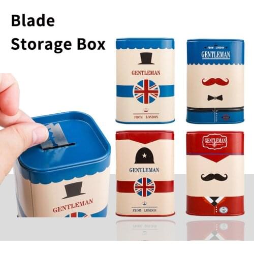 Razor Scrap Blade Storage Box Disposable Blade Safe Container Collector Barbershop Blade Disposal Case For Blade Recycling