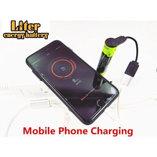 Liter energy battery 1pcs/lot USB 5000M 18650 3.7V 3500mAh Mobile charging battery Intelligence Li-ion Rechargeable Battery