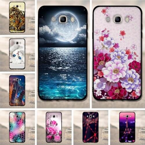 Soft Silicone phone Case For Samsung Galaxy J7 2016 Cases J710 J710F Cover For Samsung J7 2016 Coque bumper 360 full protective