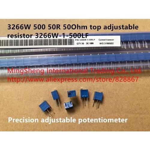 Original new 100% 3266W 500 50R 50Ohm 2K top adjustable resistor precision adjustable potentiometer (SWITCH)