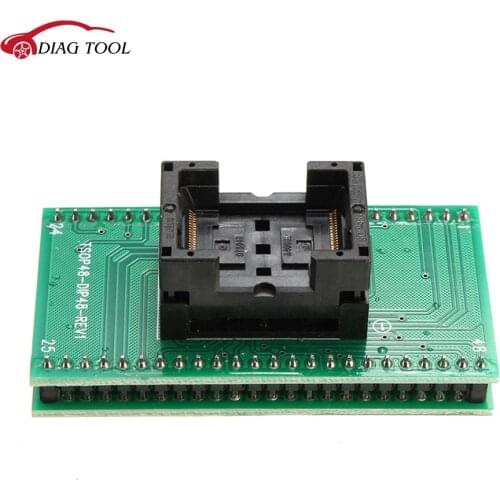 Original New TSOP48 to DIP48 Socket Adapter TSOP-48-0.5-OTS04B for RT809H Programmer & XELTEK USB Programme