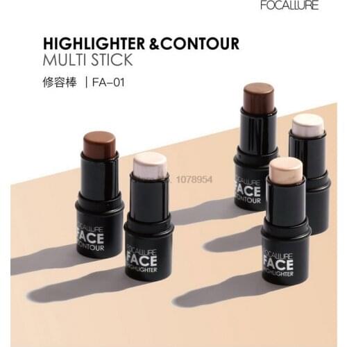 By ems or dhl 200pcs Focallure High Quality Shimmer Shadow Light Bar