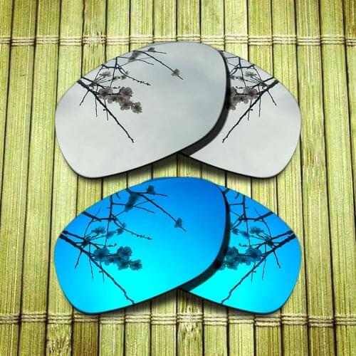 Polarized Replacement Lense For-Oakley Tightrope Sunglasses Frame - Chrome & Blue Combine Options