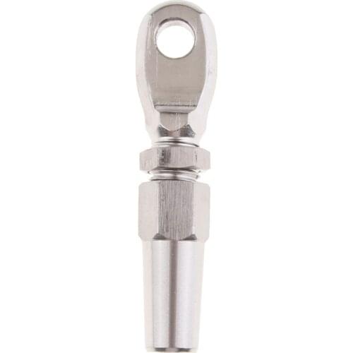 316 Stainless Steel Wire Cable Rope Eye DIY Fitting Rigging Hardware 4mm