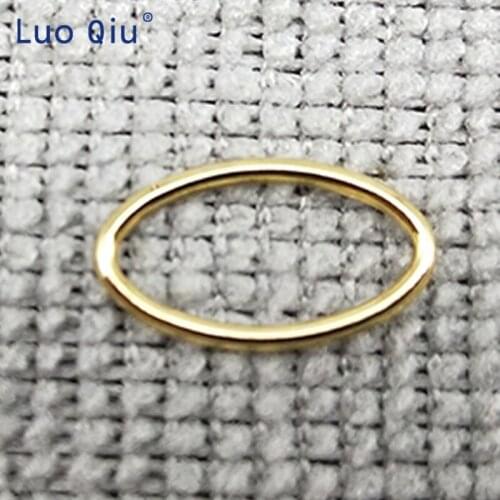 Sexy buckle Belt gold color Japanese style ellipse Simple fashion generous accessories temperament 20 pcs/pack 15mm