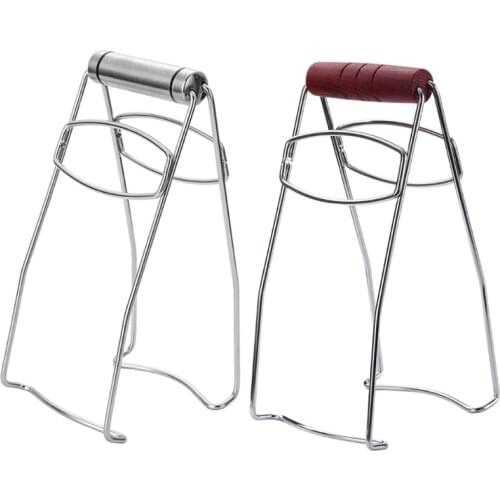 Stainless Steel Foldable Hot Dish Plate Clip Kitchen Bowl Pot Gripper Multifunctional Crockery Holder Clamp Tong Claw Non-Slip