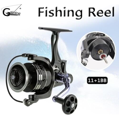 Spinning Fishing Reel 11+1BB No Gap Metal Spool Wheel 3000-6000 Imitation of CNC Rocker Arm Carp Fishing Reel Saltwater Fishing