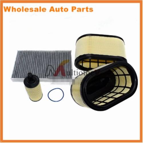 Oil Filter Cartridge Insert & Engine & Cabin Air Filter For Maserati Ghibli Quattroporte Levante 3.0L 2014-2019 670001545