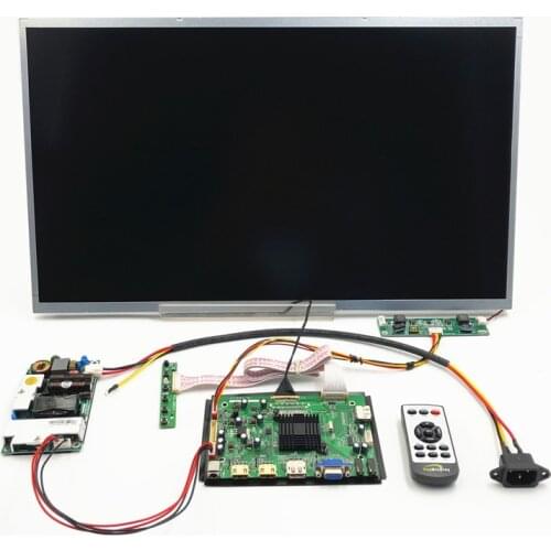 4k lcd module 23.8 inch lcd panel with 3840*2160 2HDMI-Compatible+VGA+DP+Audio 4K LCD controller board diy
