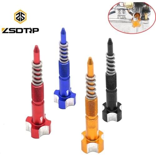 ZSDTRP CNC Aluminum Motorcycle Air Fuel Mixture Screw Adjuster Tools For PWK21 24 26 28 30 32 34mm Carburetor