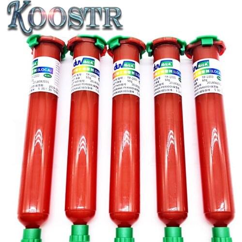 10PCS/Lot LOCA UV Glue TP-1000 50ML LOCA UV Glue For Samsung&Iphone & HTC Glass Refurbish Repair