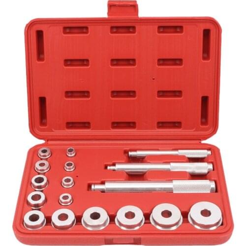17pc Automotive Bearing Race Seal Drivers Bush Removal Tool Kit For Cars/Motorbikes