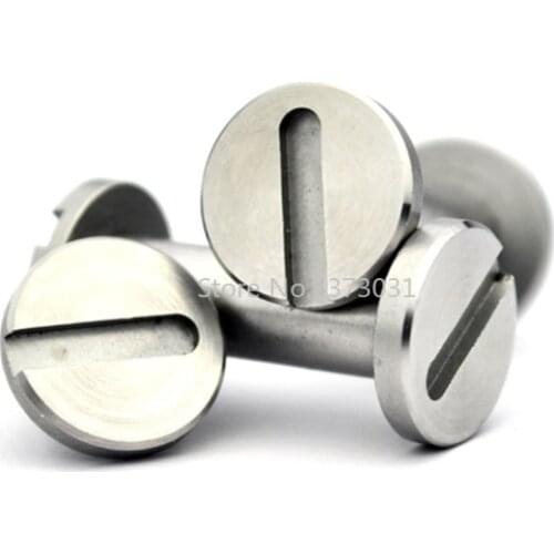 2pcs Stainless Steel Screw EDC 5MM/6MM Knife Material Making Knife Handle Screw MT Straight Folding Knife Rivet Screw