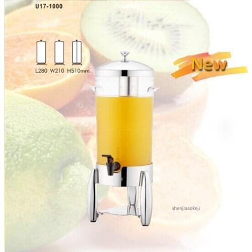 5L Commercial drink container U17-1000 single-head beverage machine visibel juice kettle for buffet/restaurant/hotel/cinema 1PC