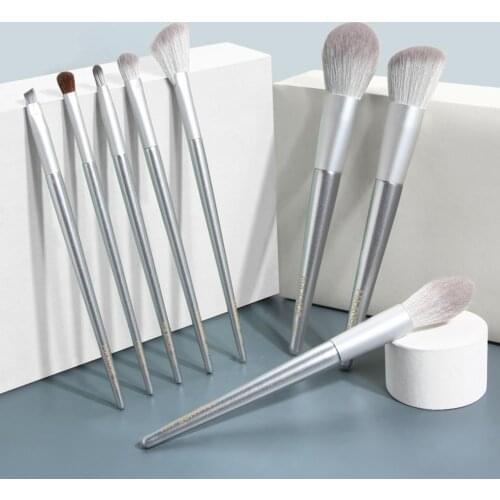 8 Pcs Makeup Brushes Set Comestic Tool Synthetic Foundation Powder Concealer Eye Make Up Brushes Set Makeup Brush