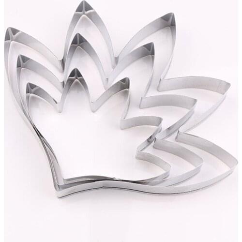 Biscuit Pottery Mold Large Stainless Steel Telosma Cordata Petal Cutter Designer DIY Clay Tools Cuttting Maket Modelismo Mould