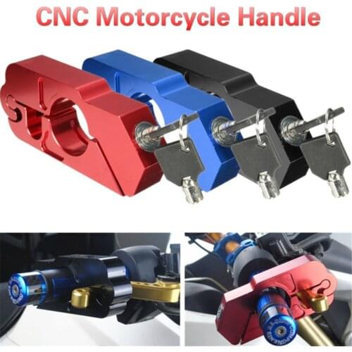 Motorcycle Parts Horn Lock CNC Modification Accessories Handle Brake Horn Lock Anti-theft Lock Modified Handlebar Lock