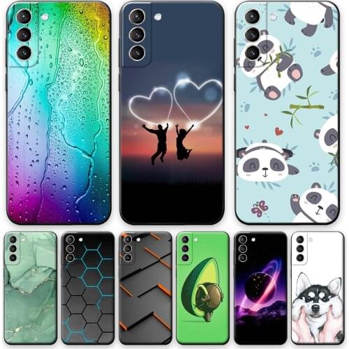 For Samsung Galaxy S21 Plus Case Cute Panda Coque on S21 Plus Soft TPU Silicone Back Cover For Samsung S21 Plus Phone Case 6.7