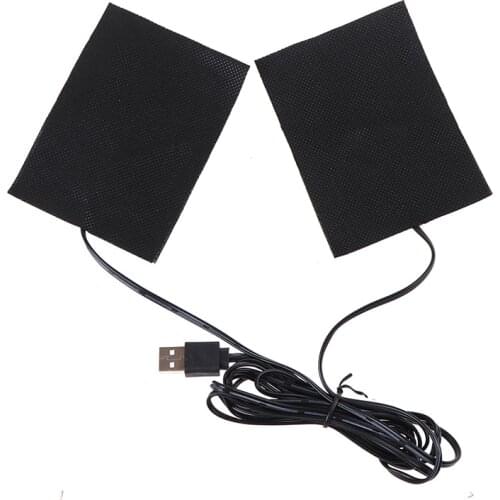 Carbon Fiber Heating Pad USB Heating Film Fever Heat Mat Winter Warm Glove