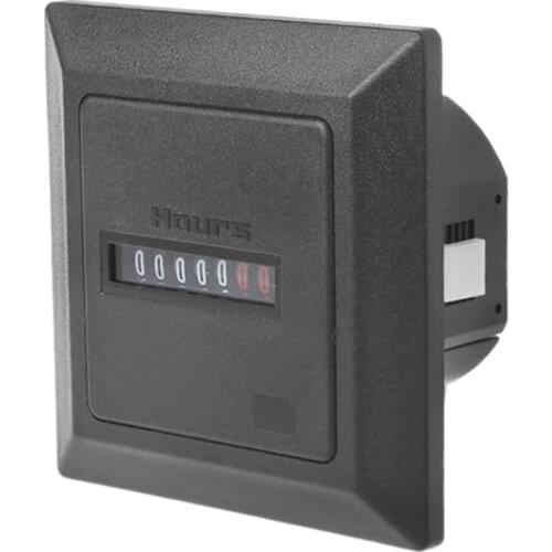 HM-1 Timer Square Counter Digital 0-99999.9 Hour Meter Hourmeter Gauge 0.3W AC220-240V / 50Hz AC