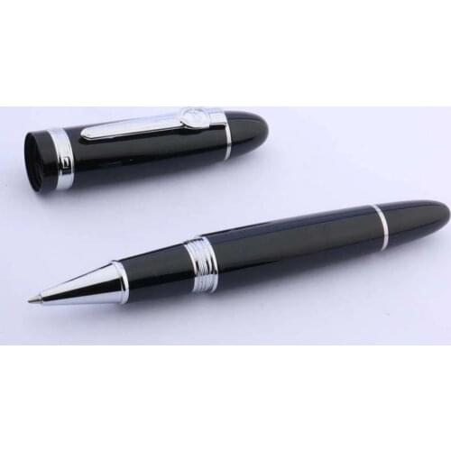 Jinhao 159 Silver classic Twist metal black Rollerball Pen