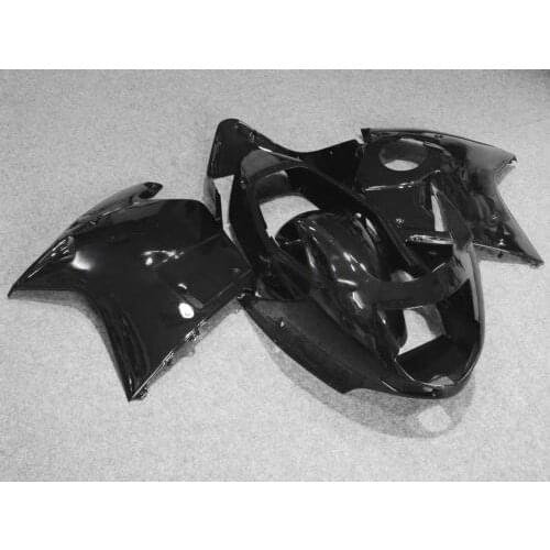 Injection mold Fairing kit for CBR1100XX 97 00 02 03 07 CBR1100 CBR 1100XX 1997 2003 All gloss black Fairings set ZG27