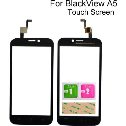 Mobile For BlackView A5 Touch Screen Digitizer Panel Sensor Phone Tools 3M Glue Wipes Touch