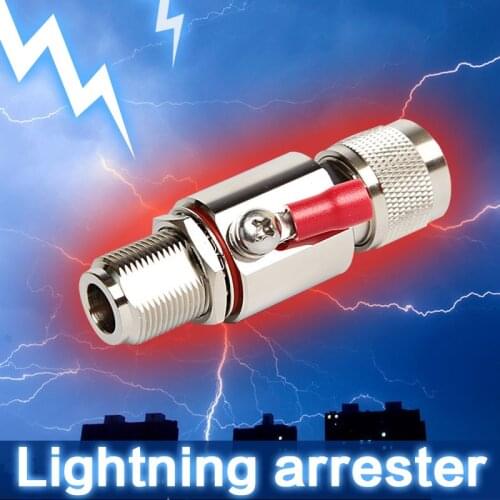 Omni fiber glass antenna coaxial lightning protection arrestor N type male to N female