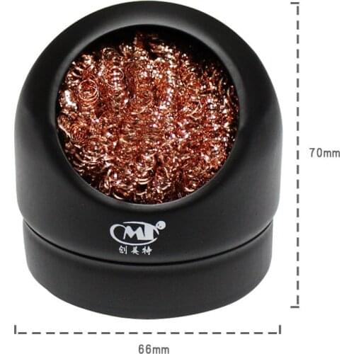 New Soldering Iron Cleaning Ball Wire Reusable Cleaning Copper Wire Cleaner Ball Metal Dross Box New Metal Box Cleaning Welder