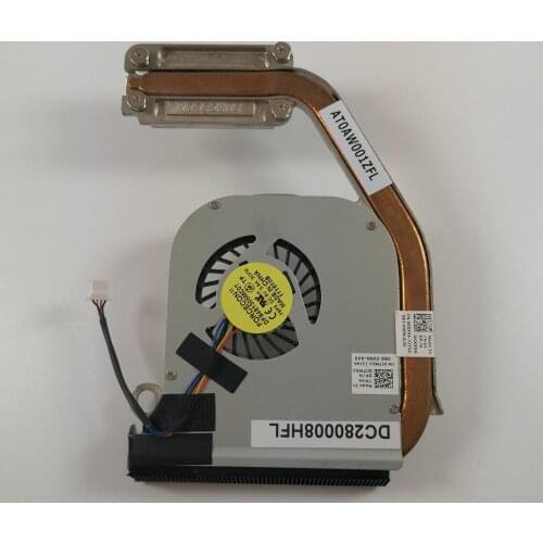 New Original For Dell Latitude E4310 Heatsink Cooling Fan DFS481305MC0T F9P3 KXX96 P05G CFMD2 DC280008HFL AT0AW001ZFL Module