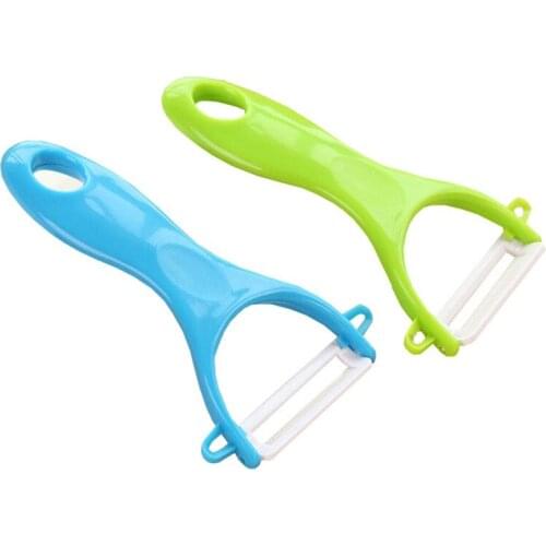 YIBO Multi-color ceramic fruit and vegetable peeler Apple and cucumber various fruits and vegetables easily peeled small helper