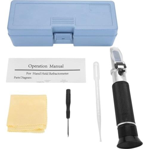 1 Set 58~92% Wort Specific Gravity Refractometer Beer Fruit Juice Wine Sugar Test Beer Test Refractometer Concentration Meters