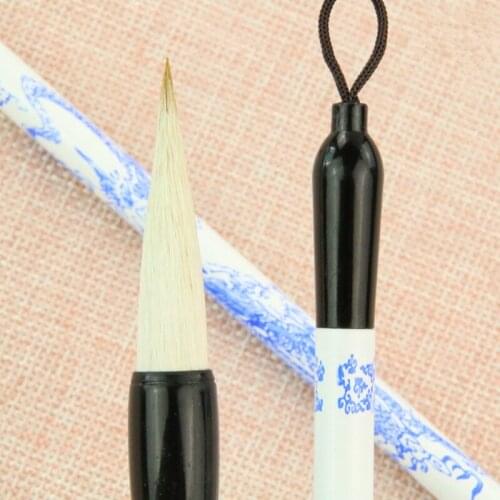 1pcChinese Calligraphy Pen Soft Multiple Hairs Larger Regular Script Writing Brush Drawing Painting Pen School Office Stationary