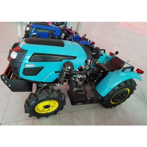 New Designed Farm Machine Micro Greenhouse Orchard Mini 4 Wheel 50HP Garden Tractors