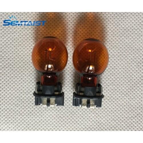 Semtaist 2 x Genuine OEM Original PH brand 12V PWY24W Turning Signal Halogen Bulbs Amber Yellow (USED)