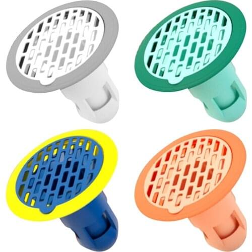 Bathtub Drain Plug Cover Trap Shower Floor Strainer Stopper Silicone Anti-Odor Kitchen Bathroom Sink Water Filter Insect