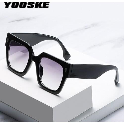 Oulylan New Square Sunglasses Women Men Vintage Brand designer Ladies Outdoors Shades Trend Colored Eyewear Black Glasses UV400