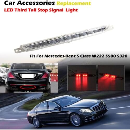 Brake Lamp Assembly Rear Bumper LED Third Tail Signal Light Fit For Mercedes-Benz S Class W222 S500 S320,Car Accessories