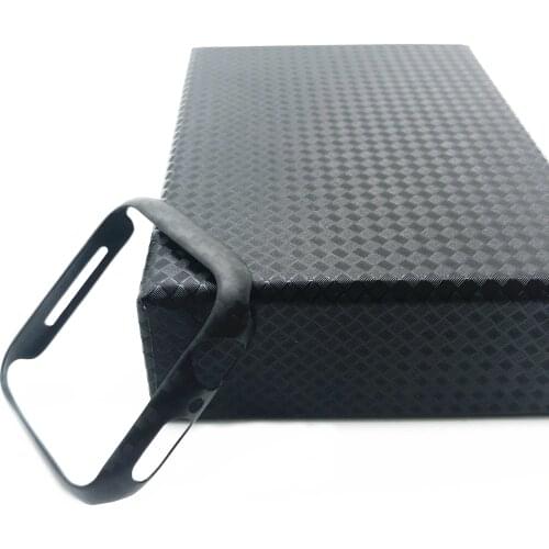 Ultra-Thin Anti-Fall Hard Cover For Iwatch Series 4 40 44Mm 100% Real Pure Carbon Fiber Case For Apple Watch Series 5 6 Se 44Mm