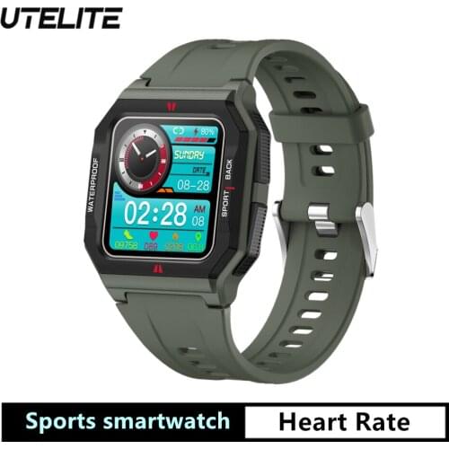UTELITE New FT10 Smart Watch 1.3inch Screen IP68 Waterproof Long Standby Mens Watches Women Heart Rate Fitness Tracker For kids